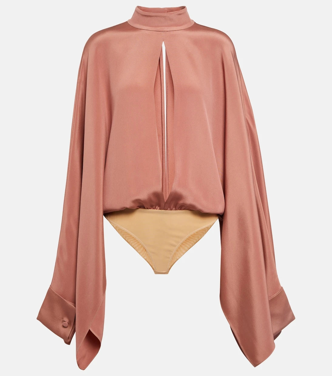 Tom Ford - Cutout silk crêpe bodysuit