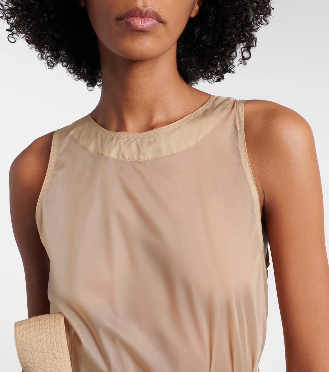 Saint Laurent - Semi-sheer midi dress