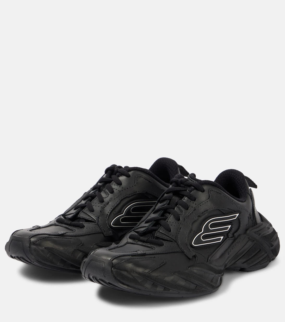 Balenciaga - Monday leather sneakers