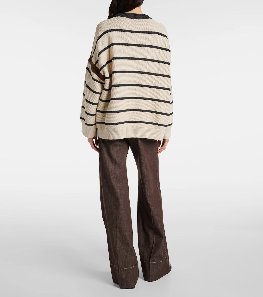 Brunello Cucinelli - Striped cotton sweater