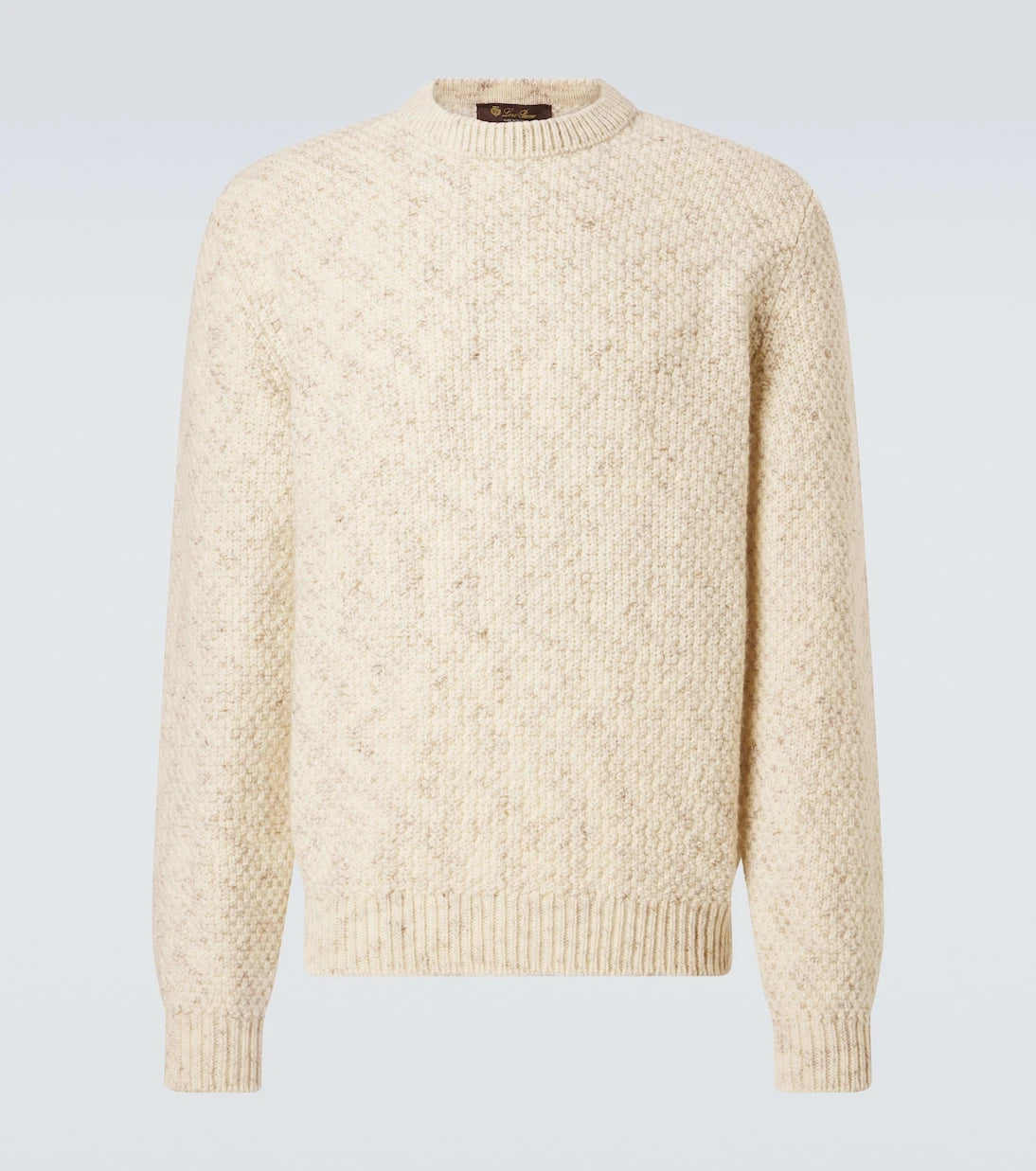 Loro Piana - Ash wool, cashmere, linen, and silk sweater