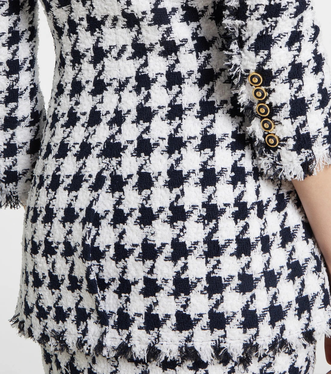 Balmain - Houndstooth tweed blazer