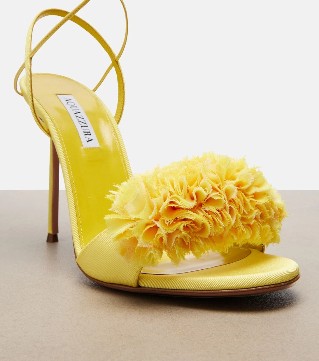 Aquazzura - Cherry Kiss appliqué sandals