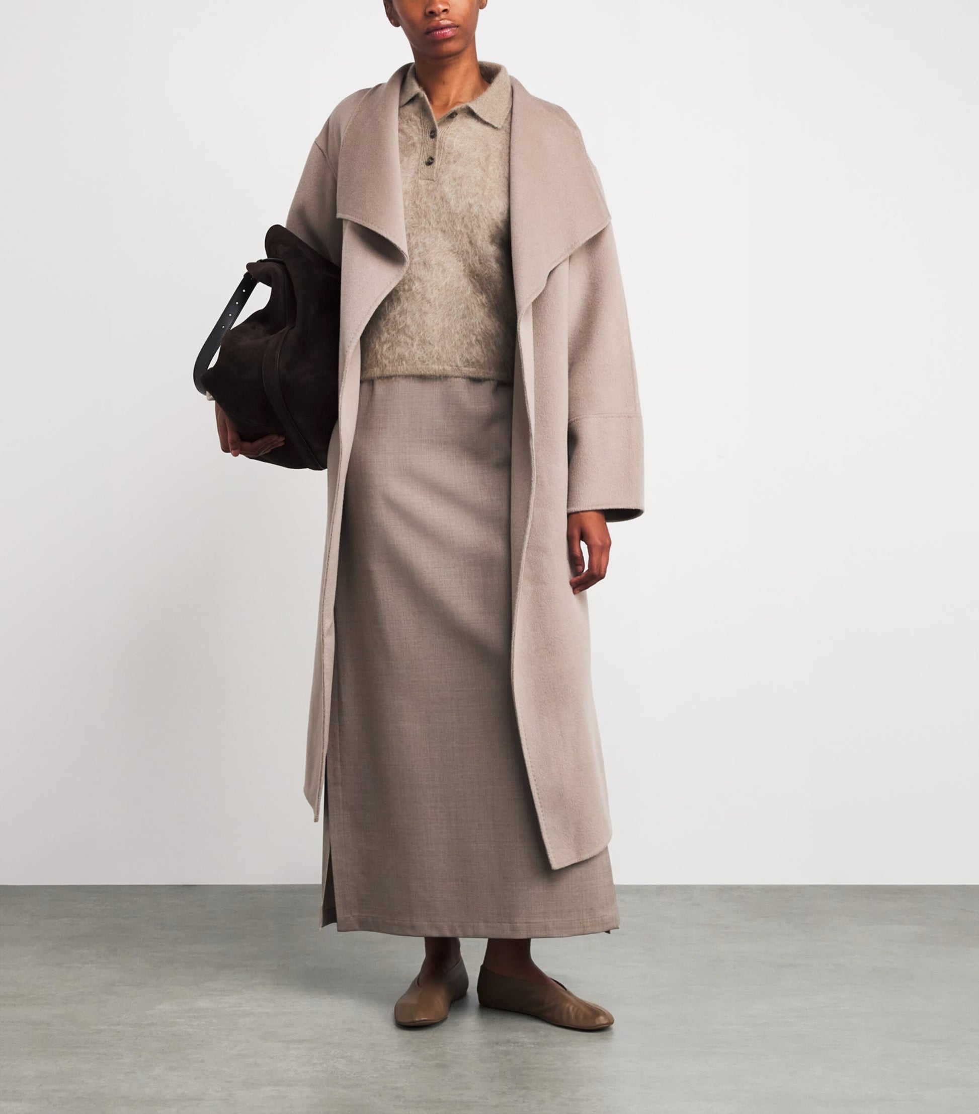 Cashmere Maika Polo Sweater NOUGAT