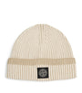 Wool-Blend Compass Beanie