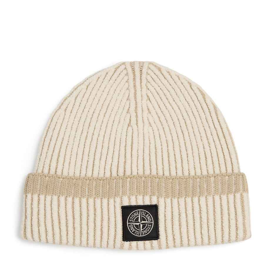 Wool-Blend Compass Beanie