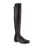 Black Leather 5050 Over-The-Knee Boots