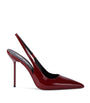 Paris Texas Burgundy Patent Leather Lidia Slingback Pumps 105
