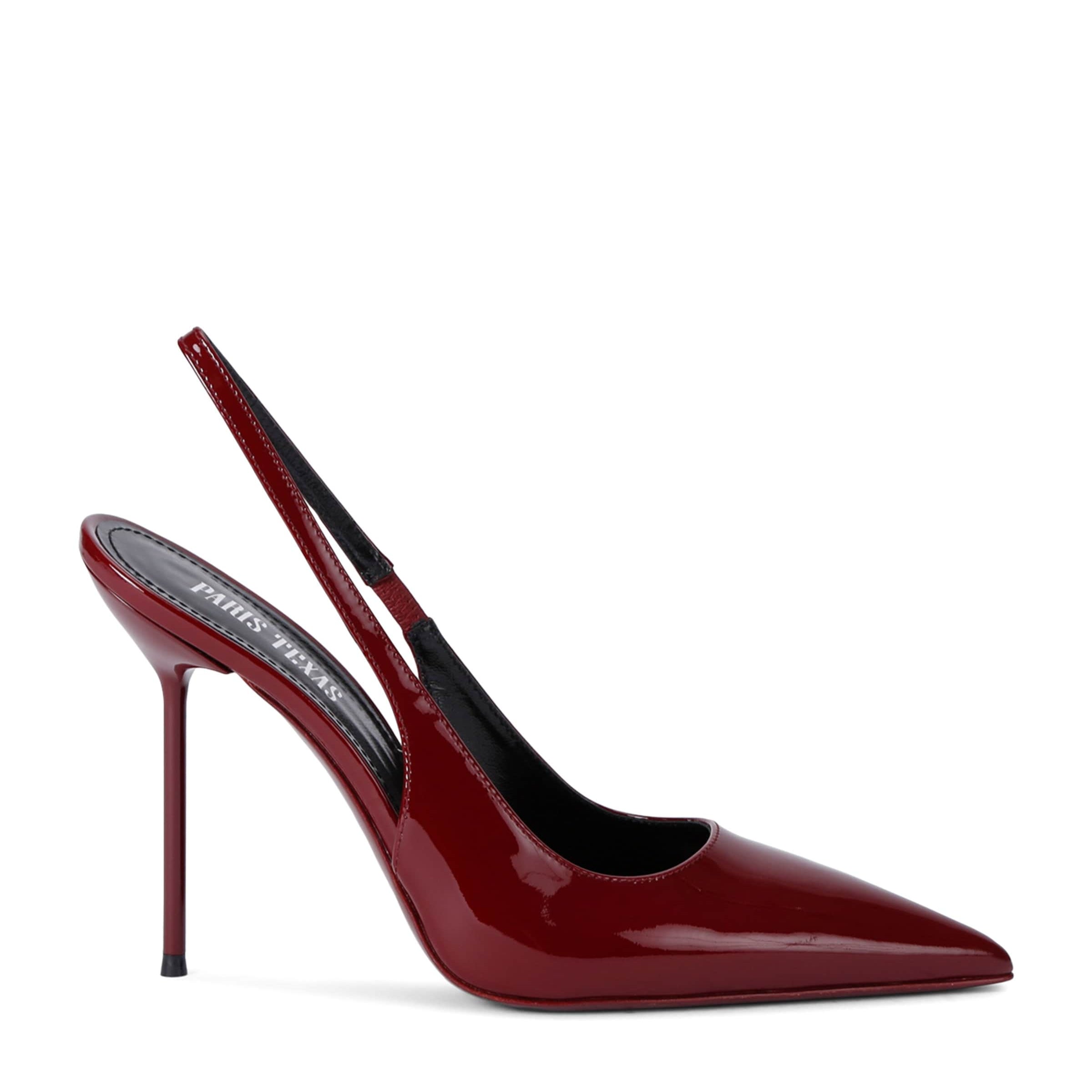 Paris Texas Burgundy Patent Leather Lidia Slingback Pumps 105