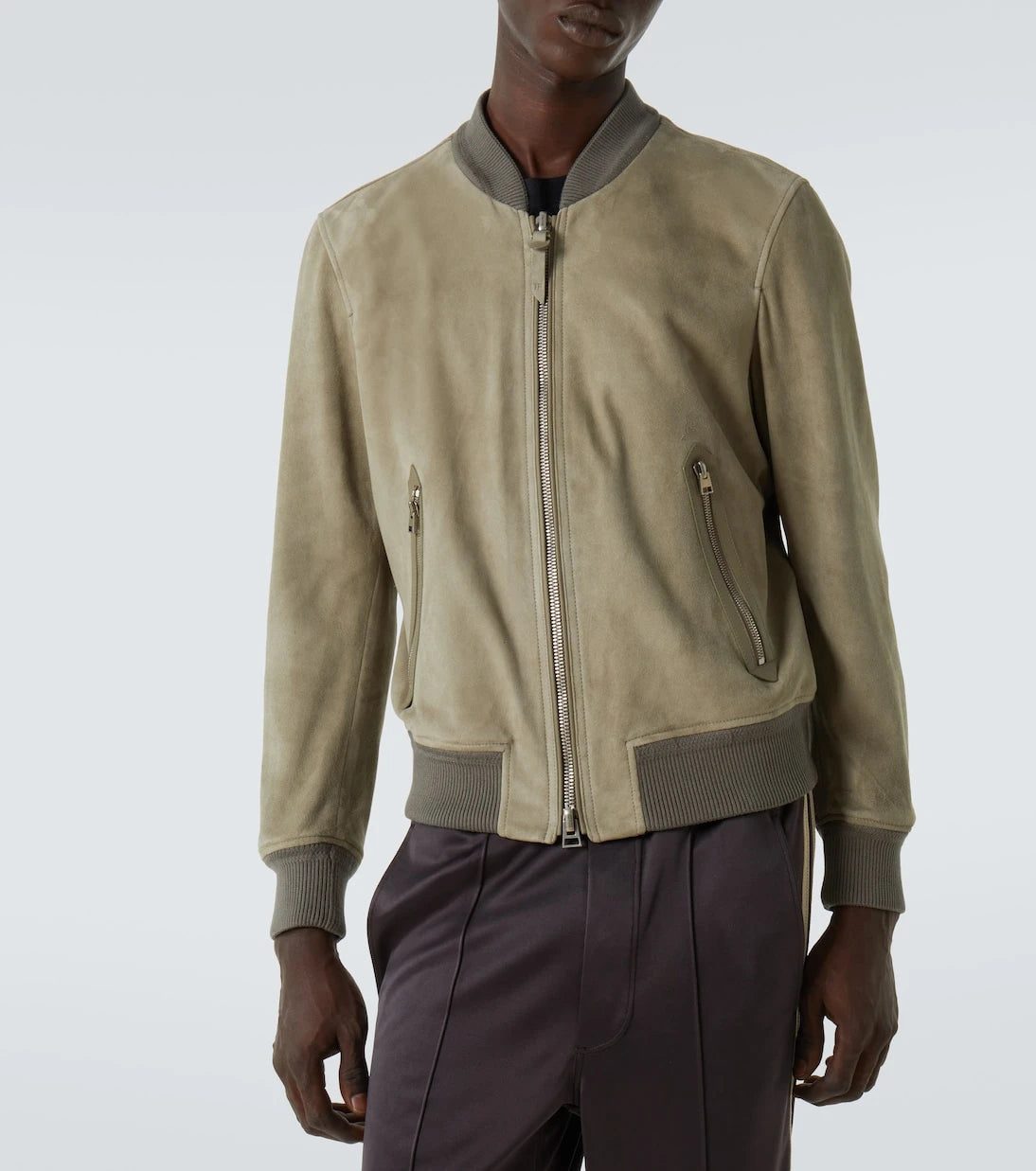 Tom Ford - Suede bomber jacket