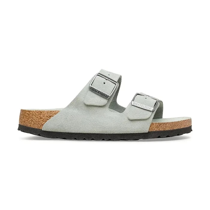 Birkenstock чехли дамски от велур Arizona