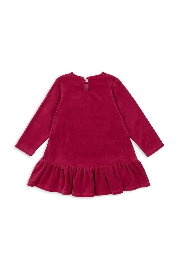 Детска рокля Konges Sløjd VELOU DRESS GOTS