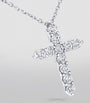 White Gold and Diamond Classic Necklace