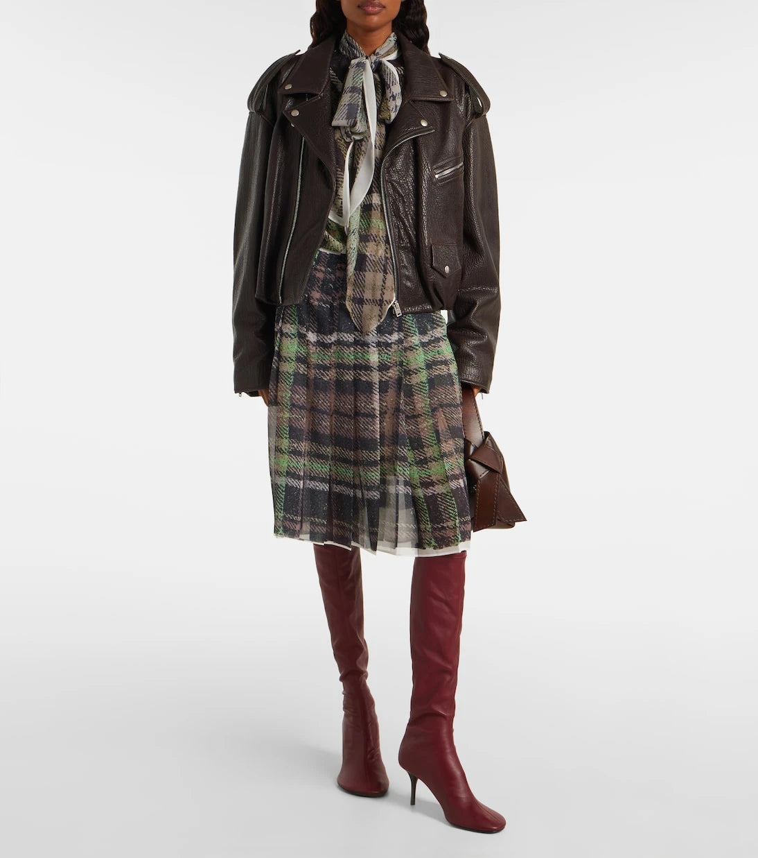 Acne Studios - 75 leather knee-high boots