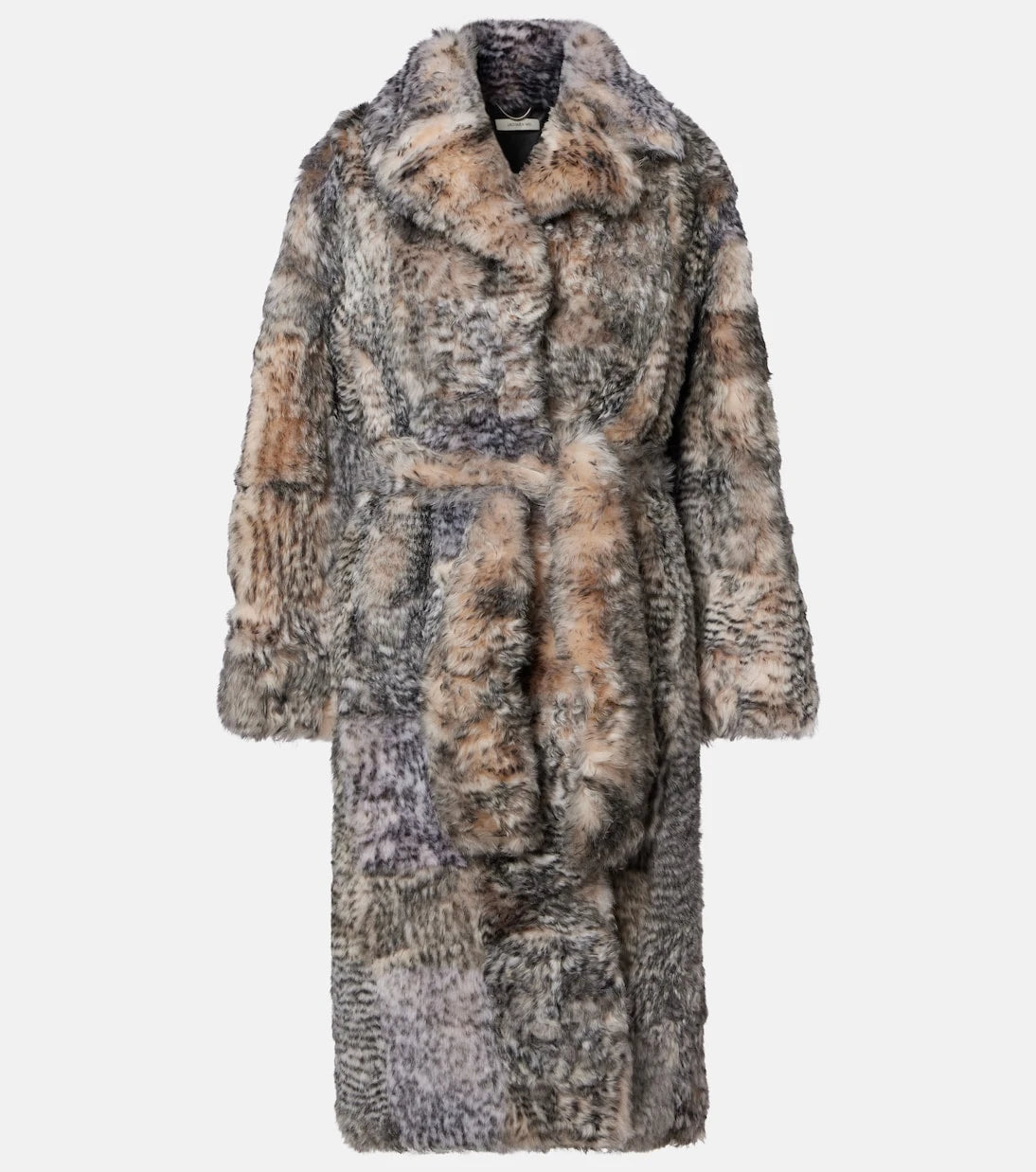 Jacques Wei - Shearling wrap coat