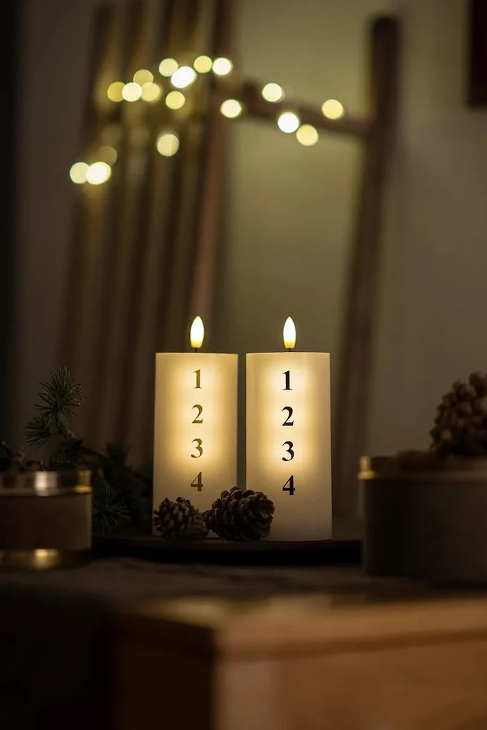 Адвент led свещ Sirius Sille