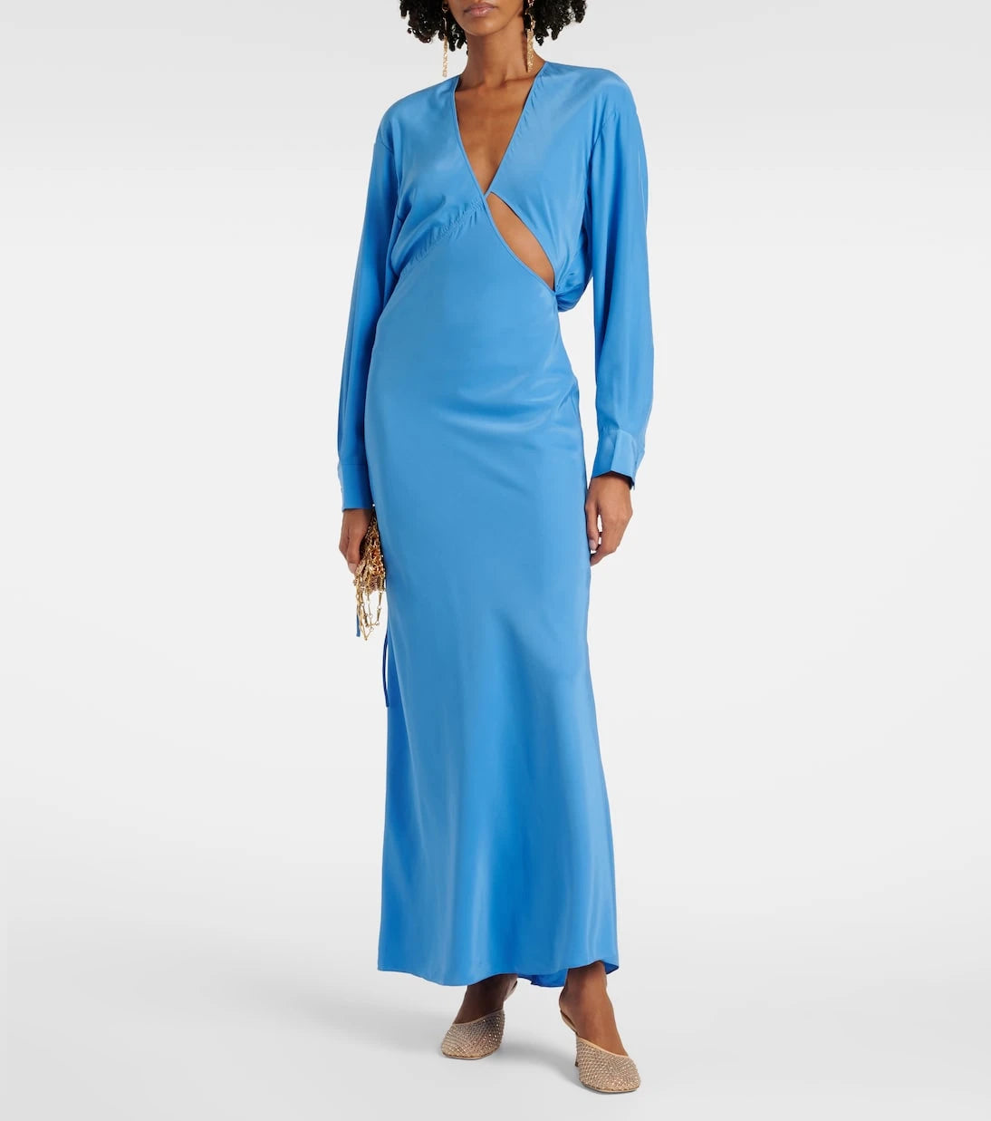 Christopher Esber - Cutout silk maxi dress