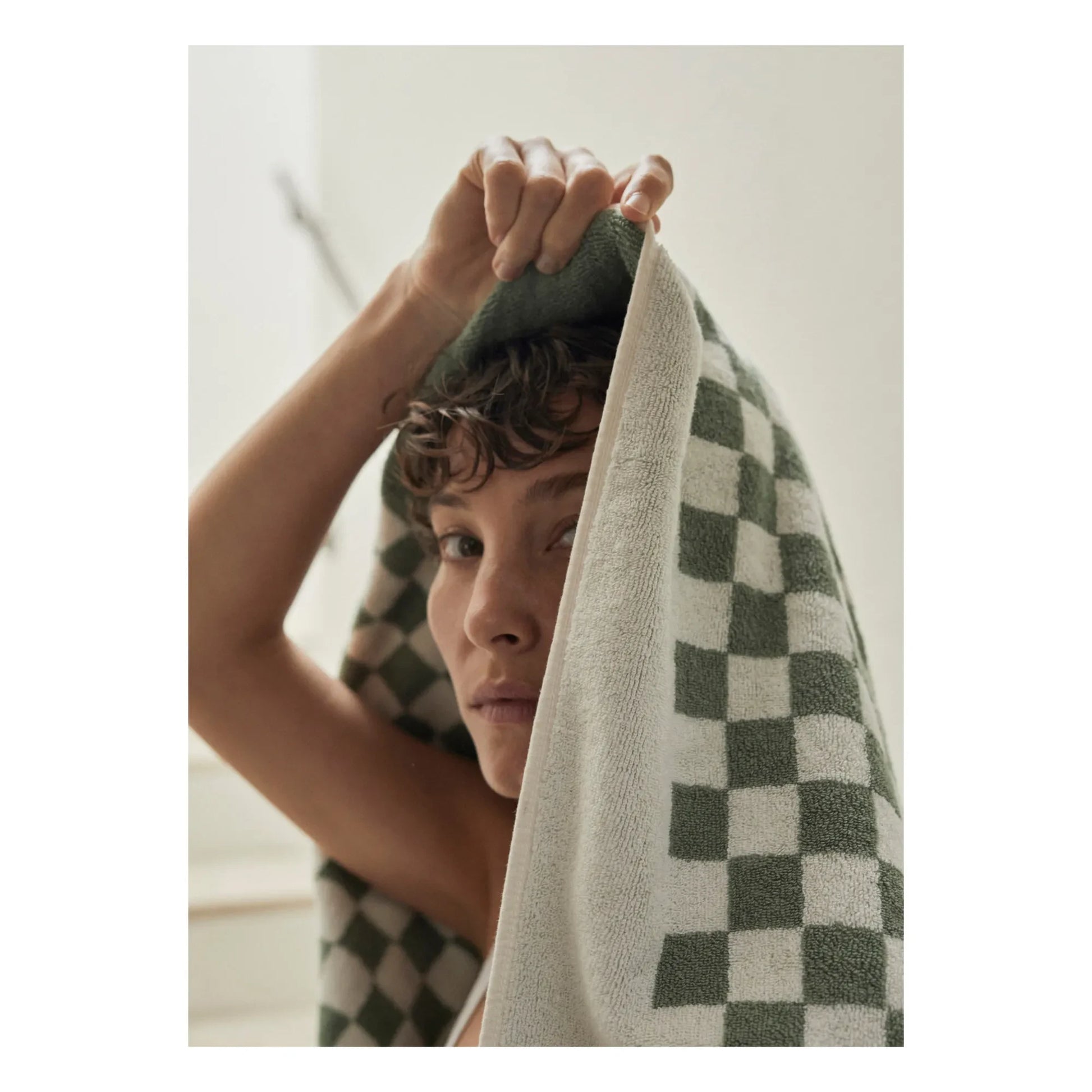 Baina - Roman bath towel | Green
