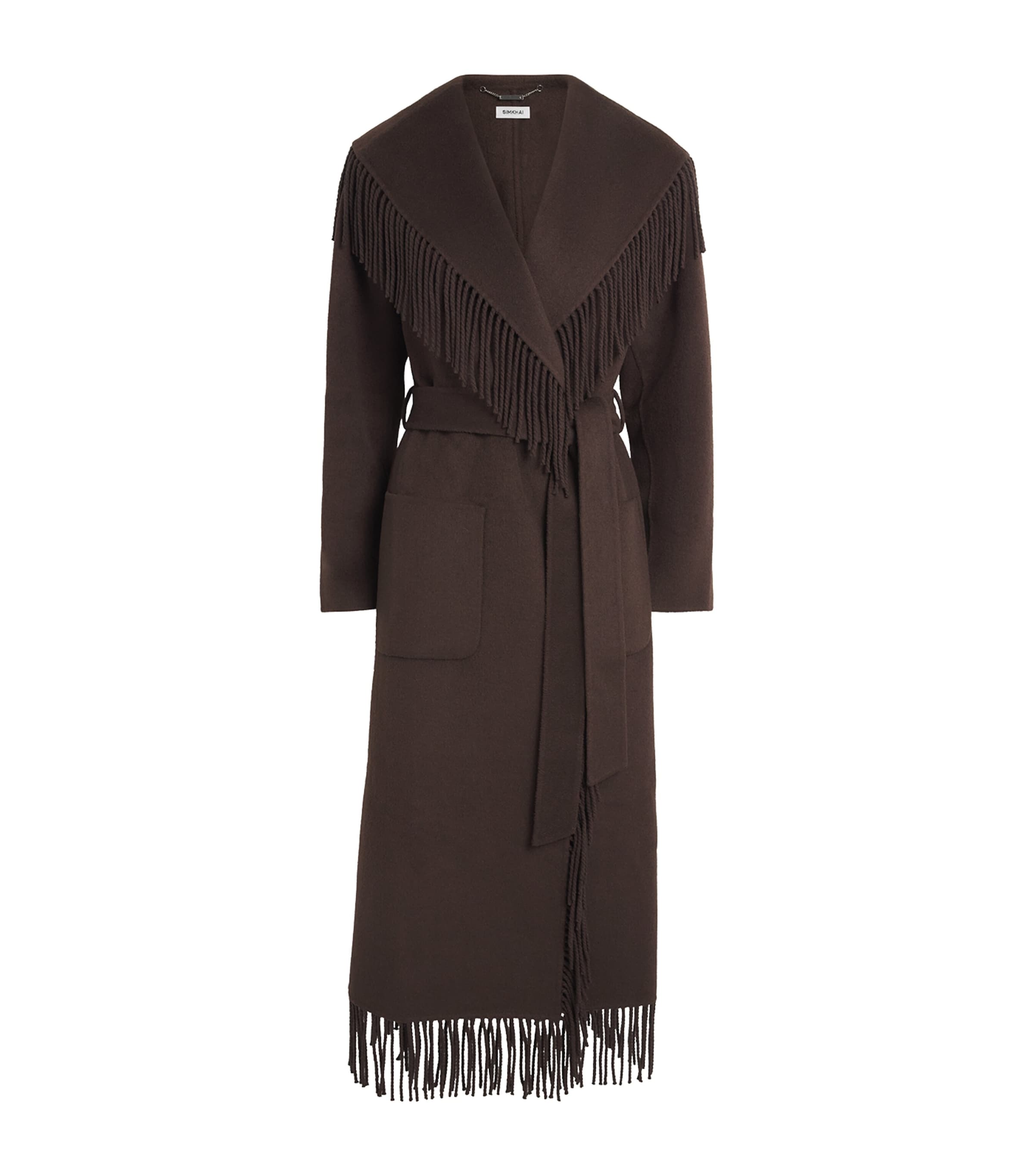Wool Fringe Carrie Robe Coat