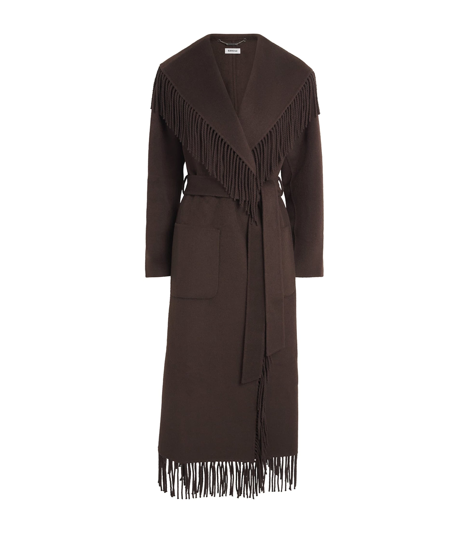 Wool Fringe Carrie Robe Coat