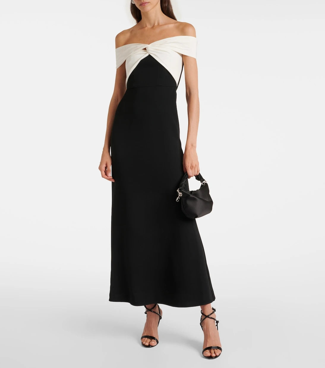 Roland Mouret - Off-shoulder cady maxi dress