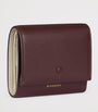 Givenchy Burgundy Leather Mini Day Trifold Wallet