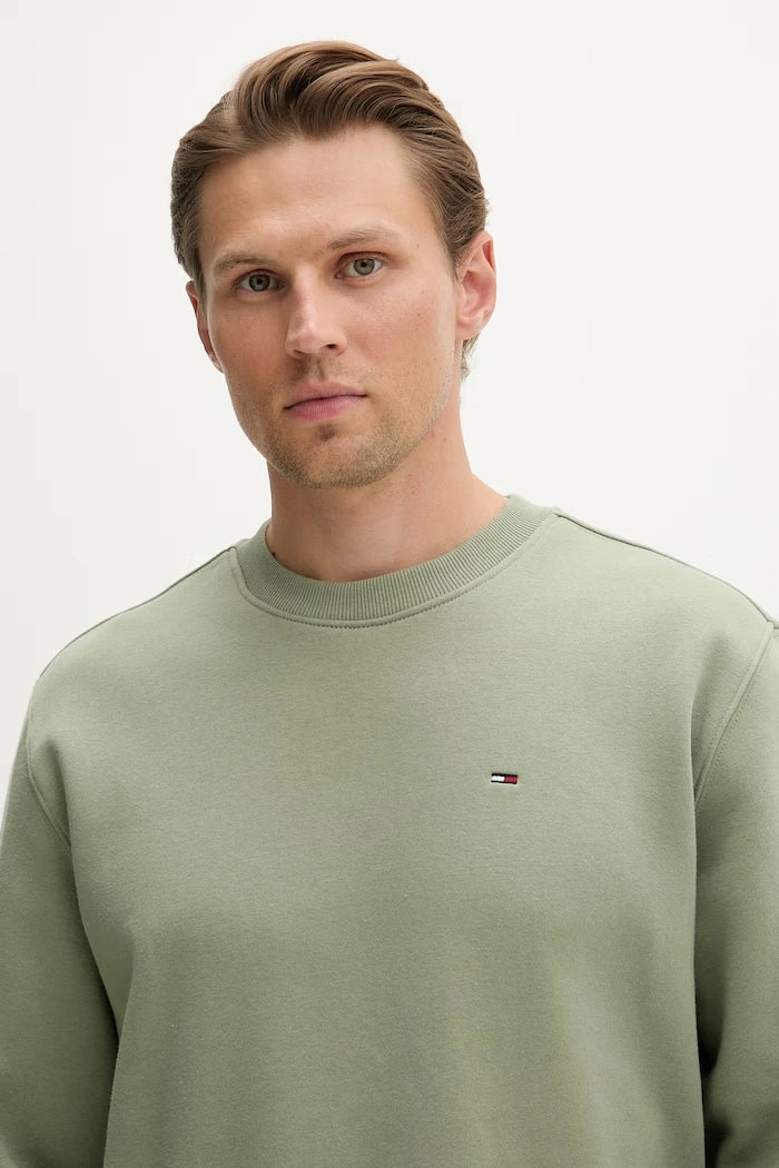 Tommy Jeans erkek pamuklu sweatshirt