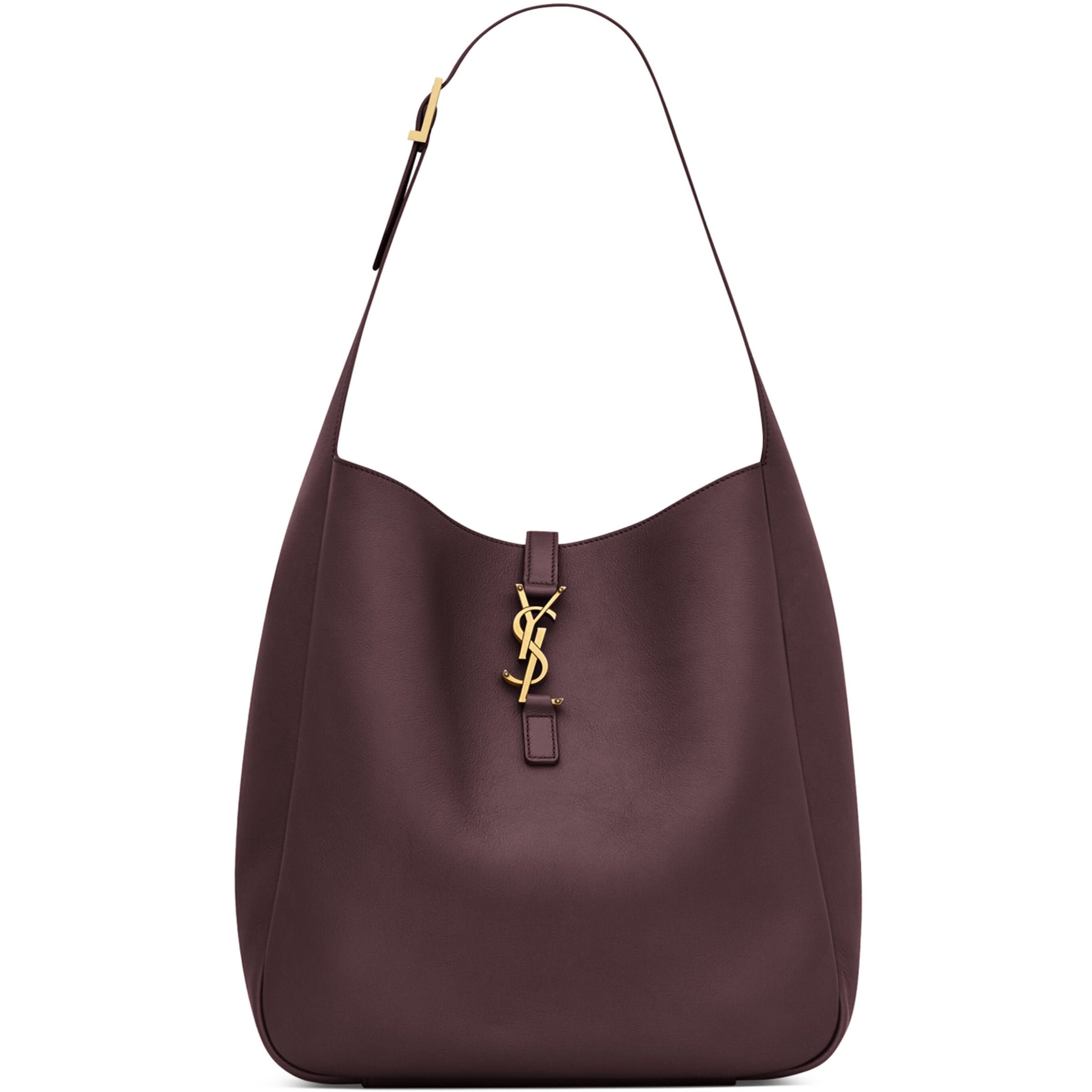 Saint Laurent Brown Large Calfskin Le 5 à 7 Shoulder Bag