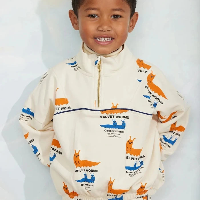 Pamuklu çocuk sweatshirt