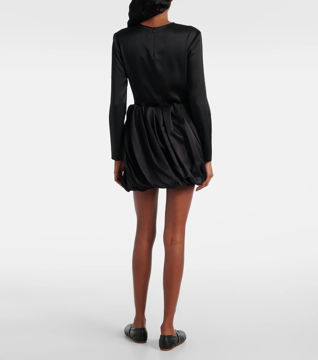 JW Anderson - Pleated satin miniskirt
