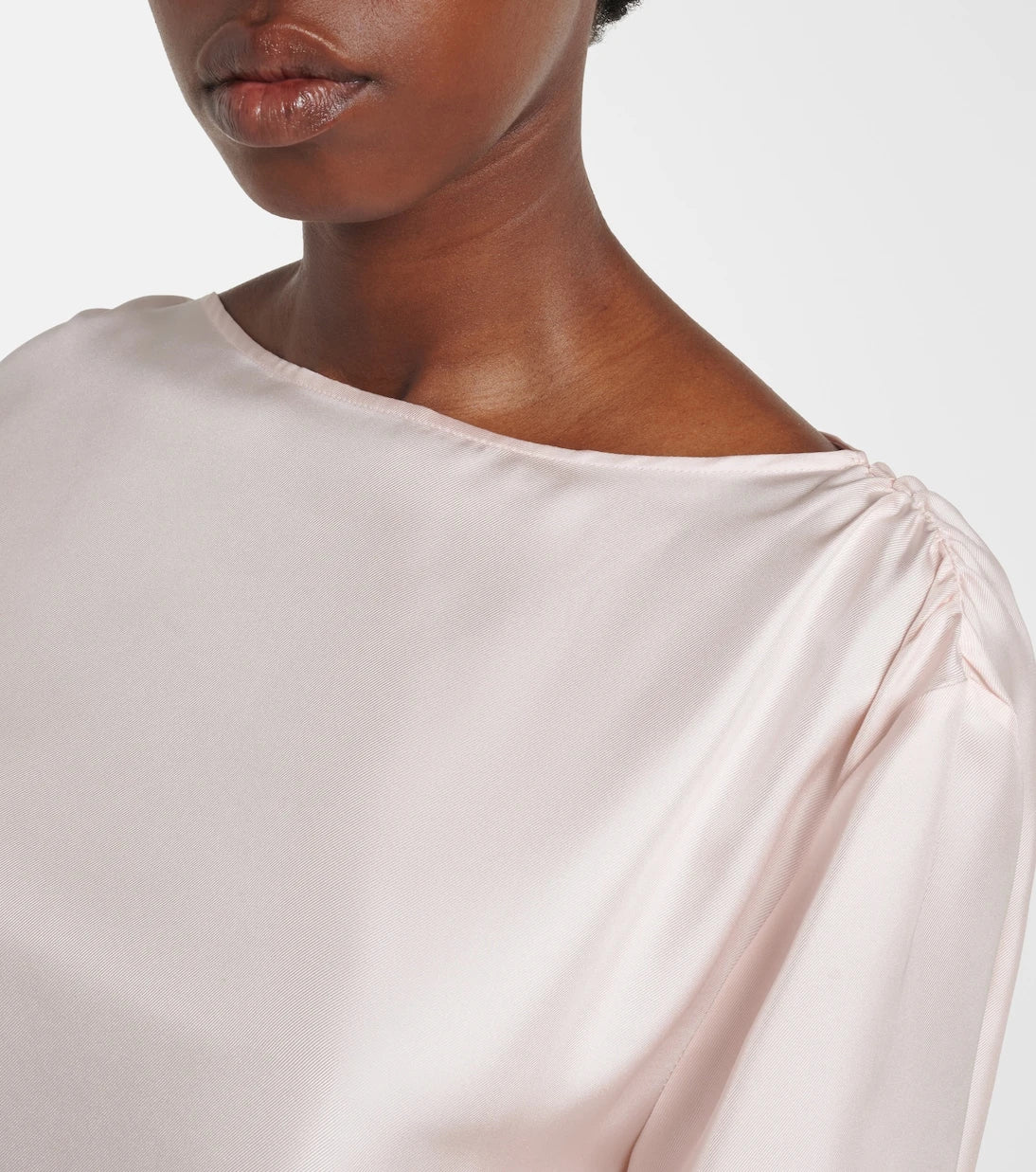 Loulou de Saison - Mano silk satin top