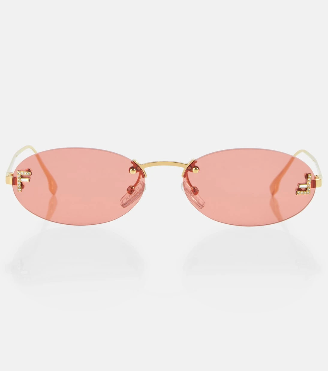 Fendi - نظارة شمسية Fendi First بيضاوية
