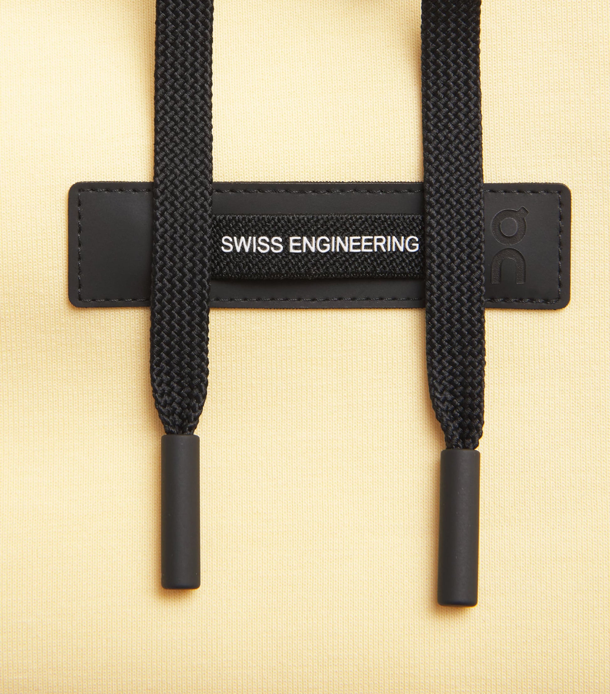 On Yellow Cotton-Blend Focus Tech Hoodie