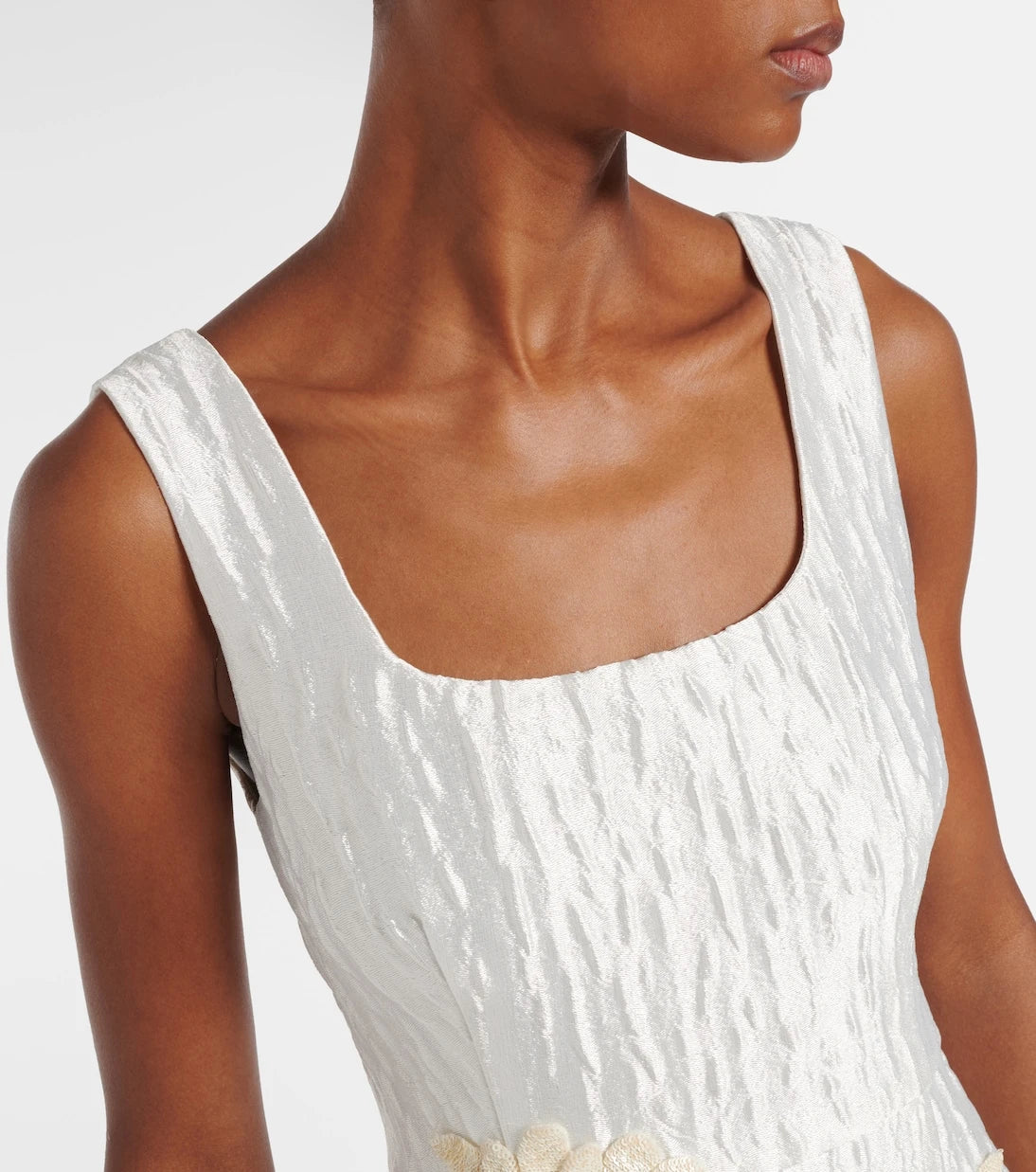 Simkhai - Lilibeth embellished jacquard cocktail dress