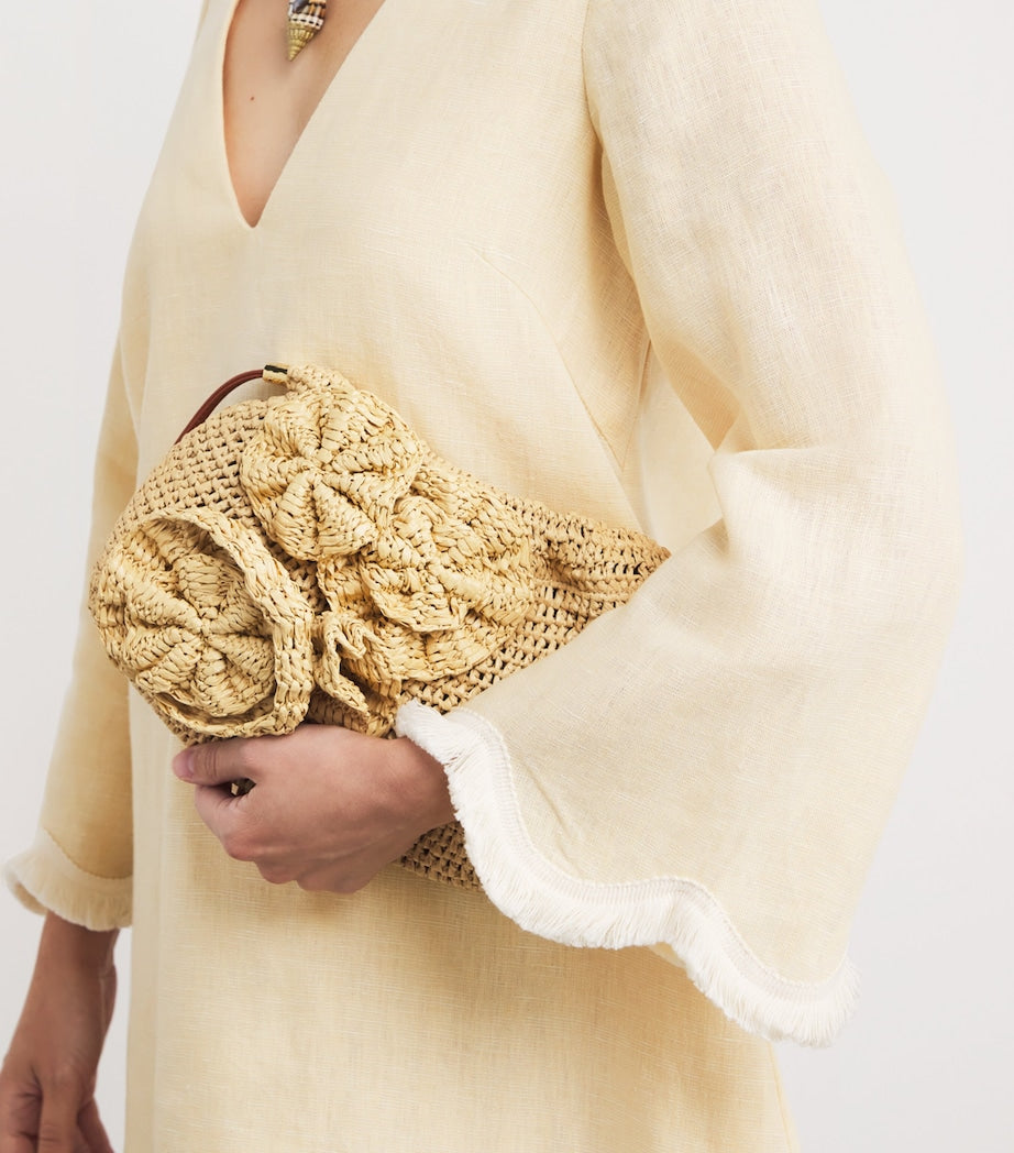 Orange Linen Essie Kaftan