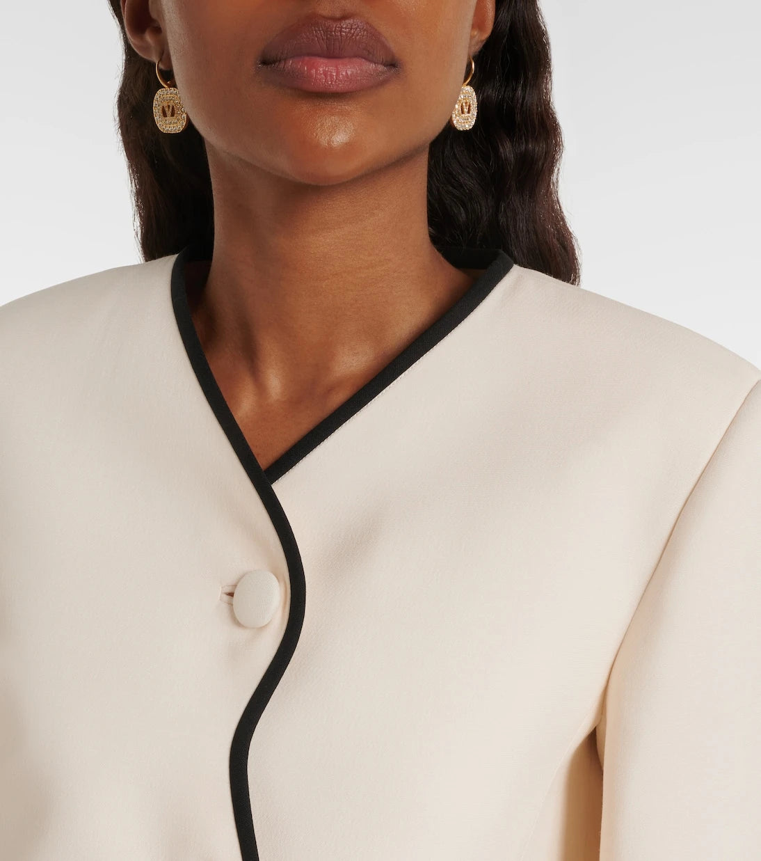 Valentino - Crepe Couture scalloped jacket