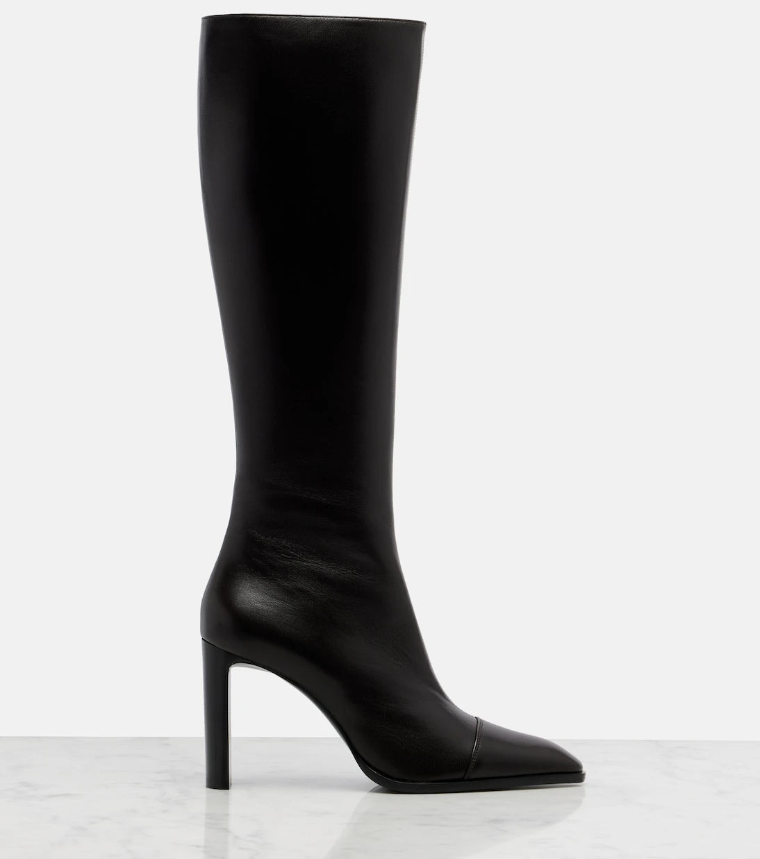 Saint Laurent - Venetia leather knee-high boots