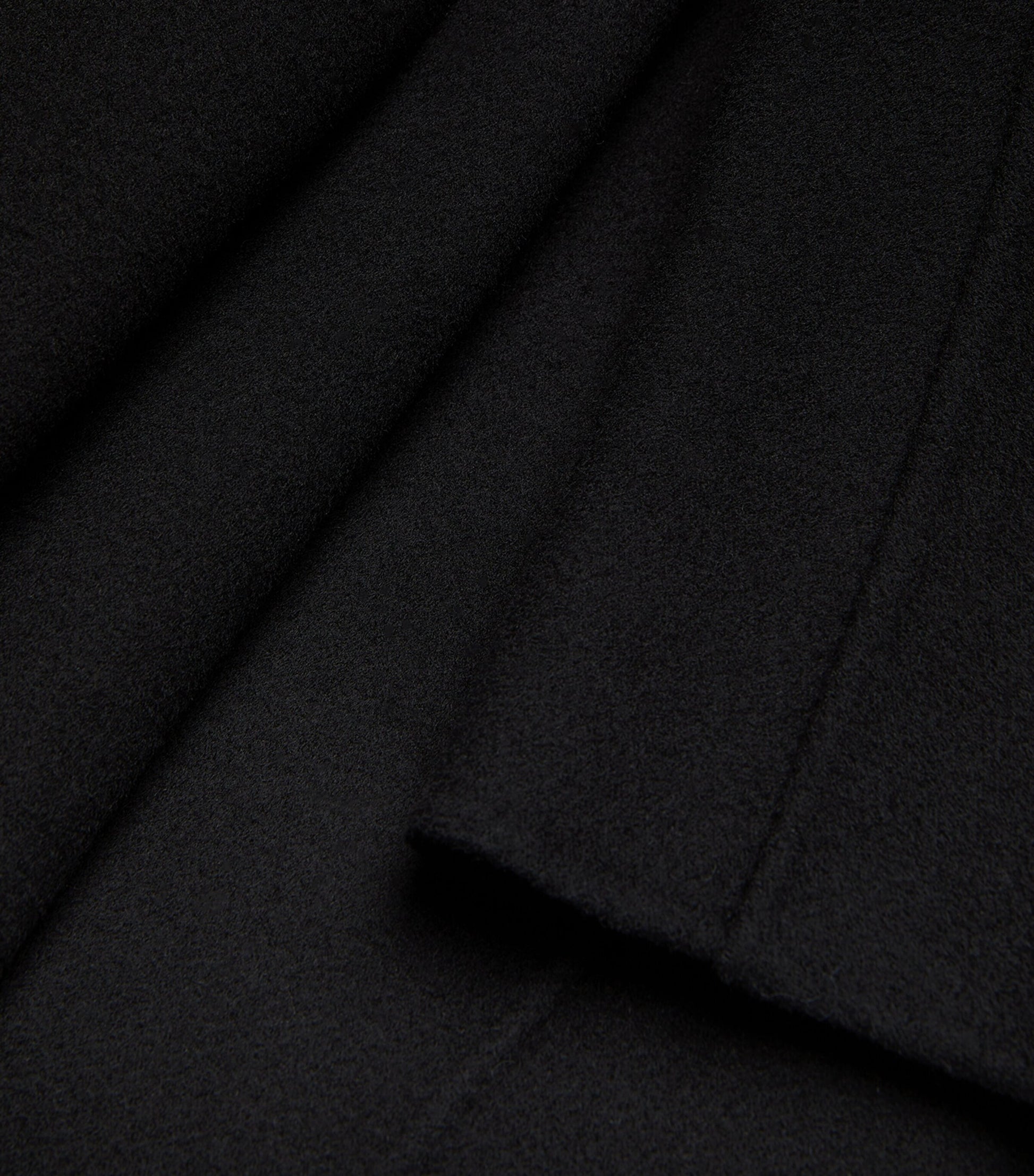 Black Messi Wrap Coat