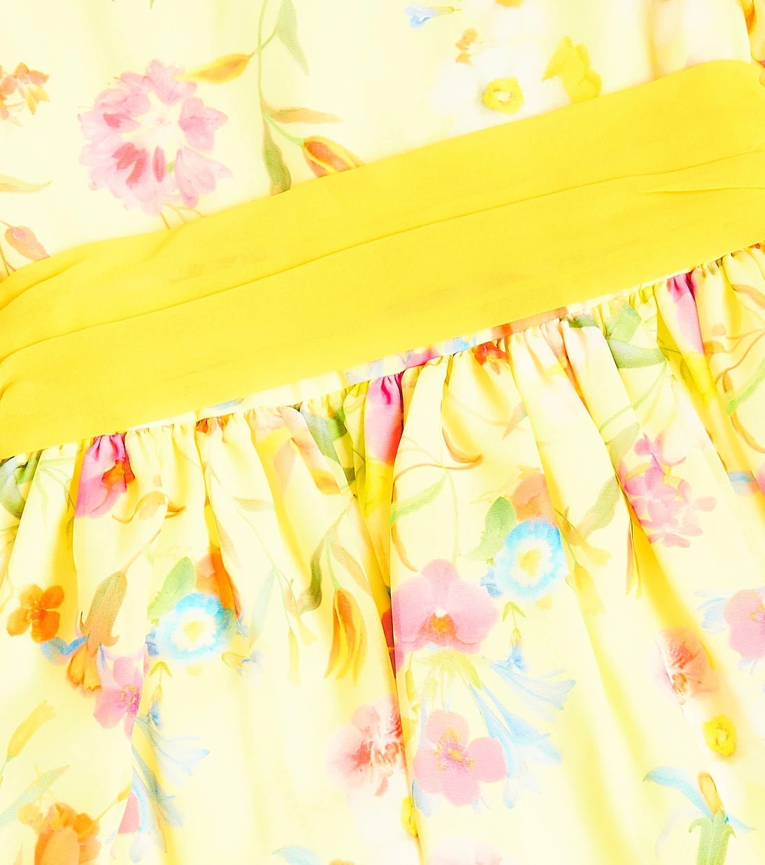 Patachou - Balloon-sleeve floral dress