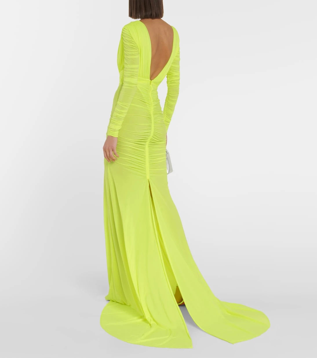 Alex Perry - Ruched satin gown