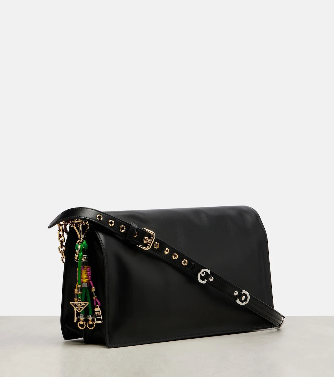 Prada - Prada Soft Sound Large leather shoulder bag