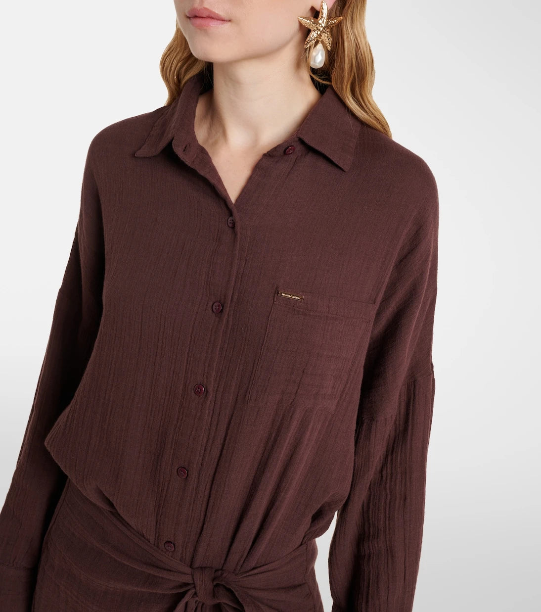 Melissa Odabash - Sara cotton shirt dress