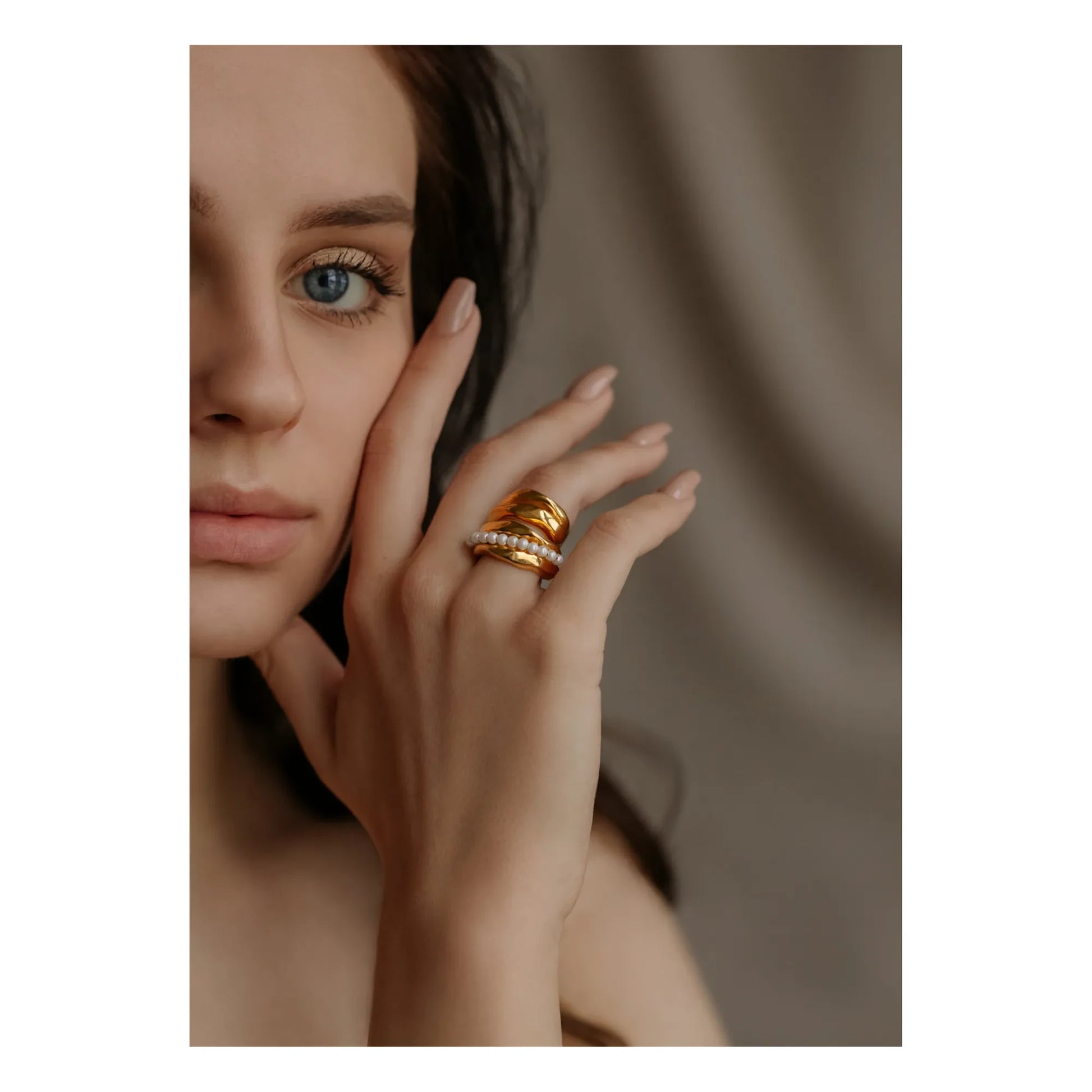 Misho - Bora Bora Layering Rings | Gold