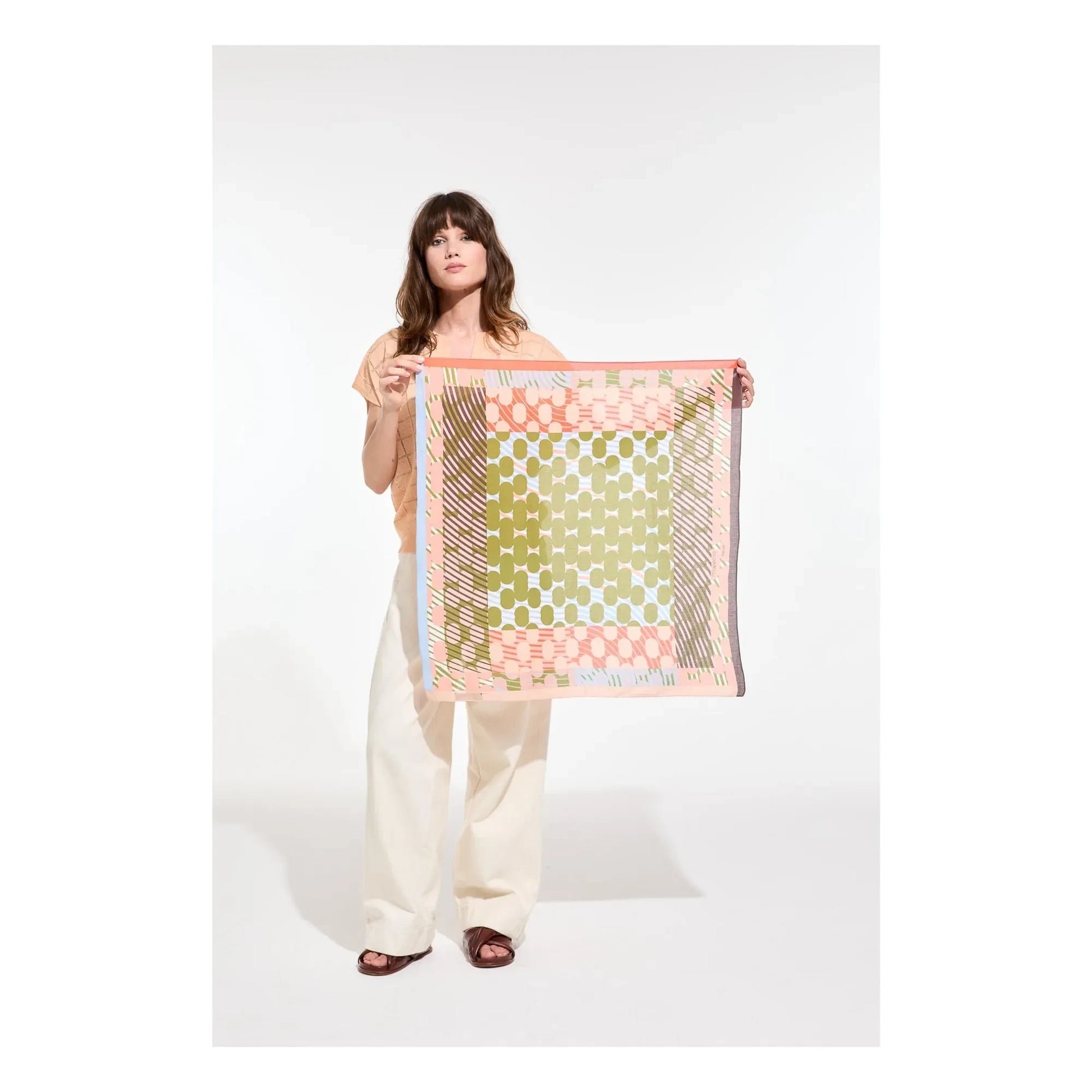 Mapoésie - Pollen Cotton Scarf | Pink