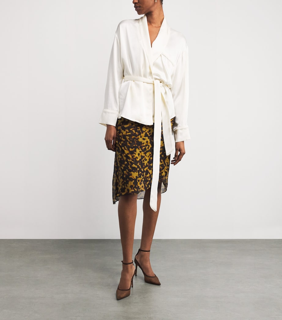 Brown Mesh Love Affair Pumps 80