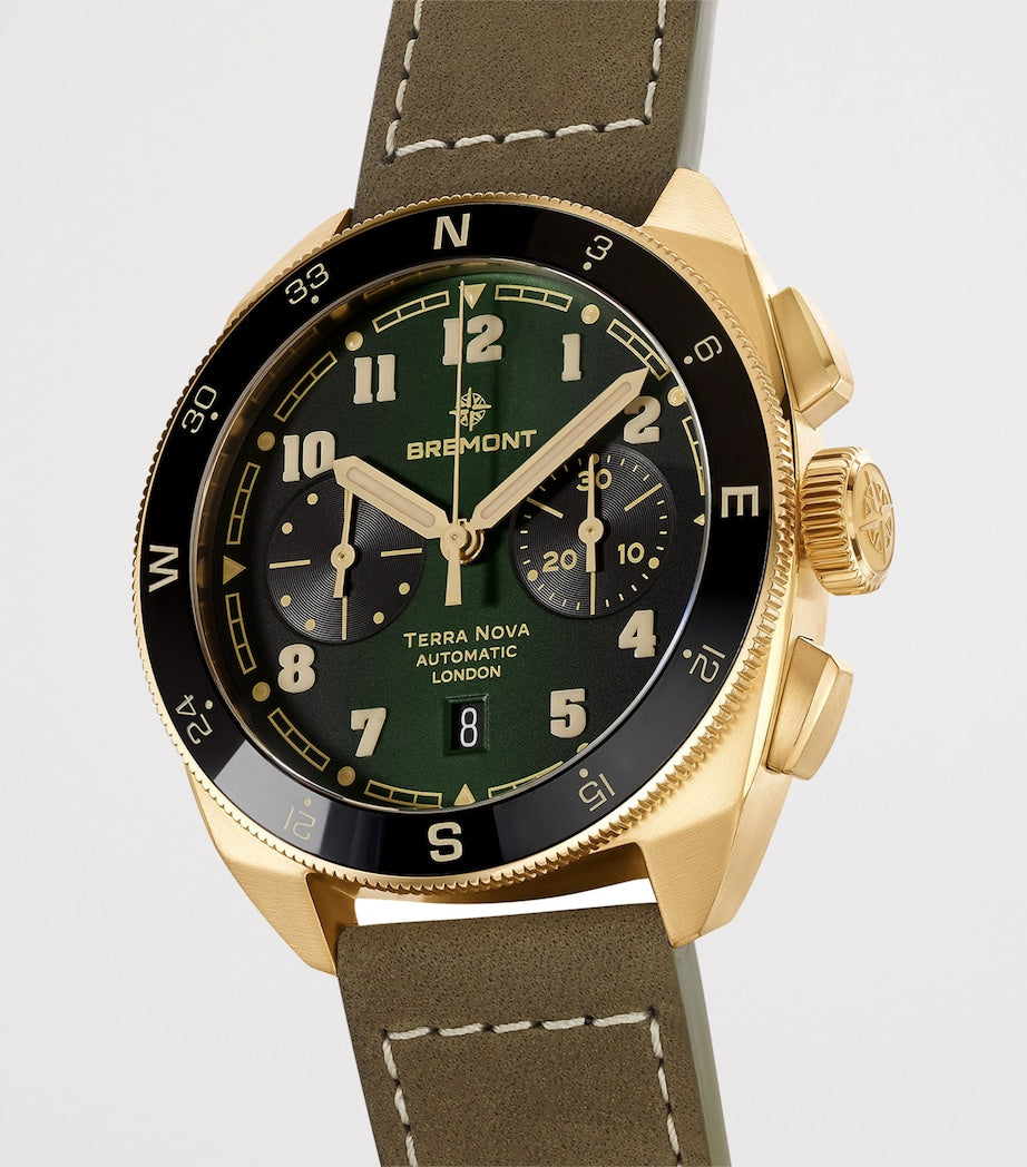 Bronze Terra Nova Chronograph Watch 42.5mm