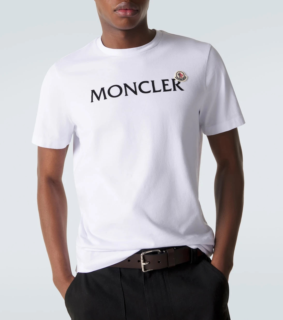 Moncler - Logo cotton jersey T-shirt
