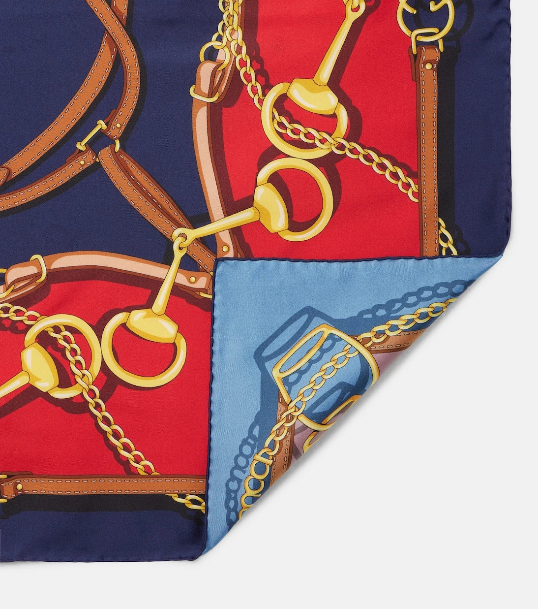 Gucci - Printed reversible silk twill scarf