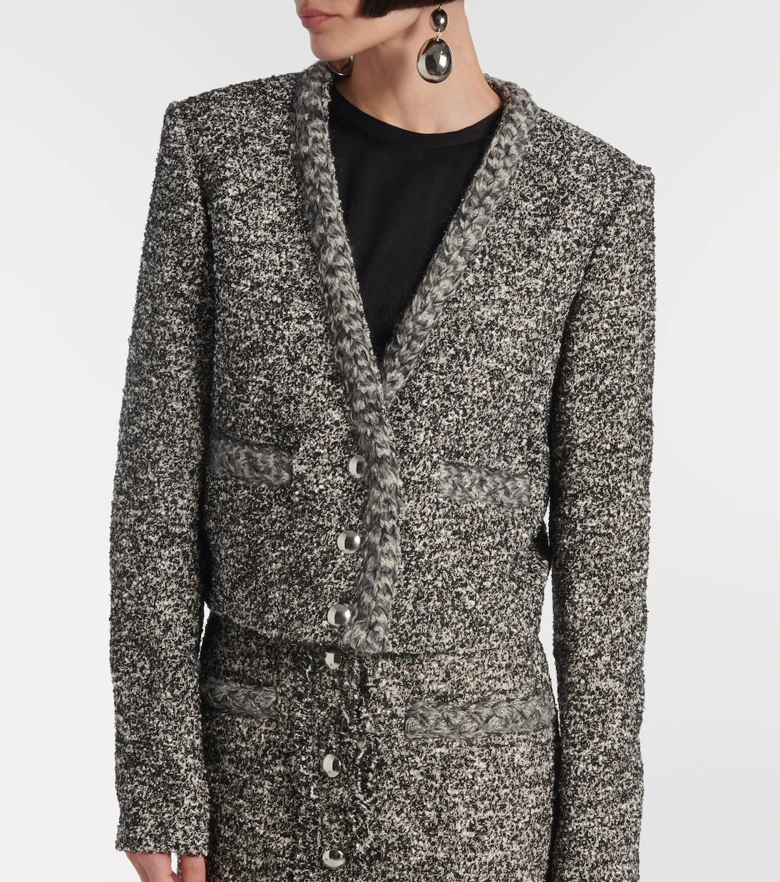 Isabel Marant - Gwendoline cropped tweed blazer