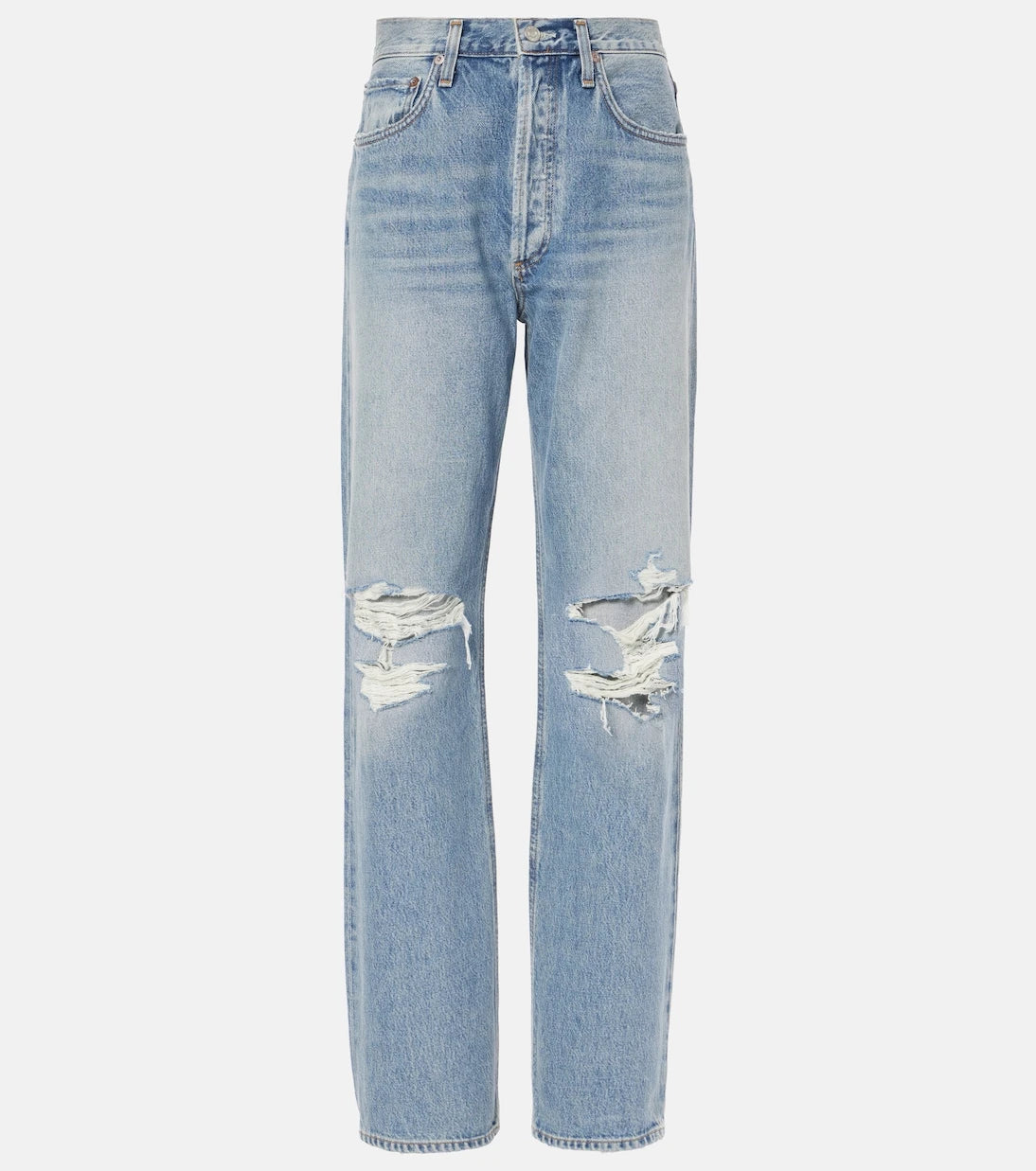 Agolde - Kelly high-rise straight jeans
